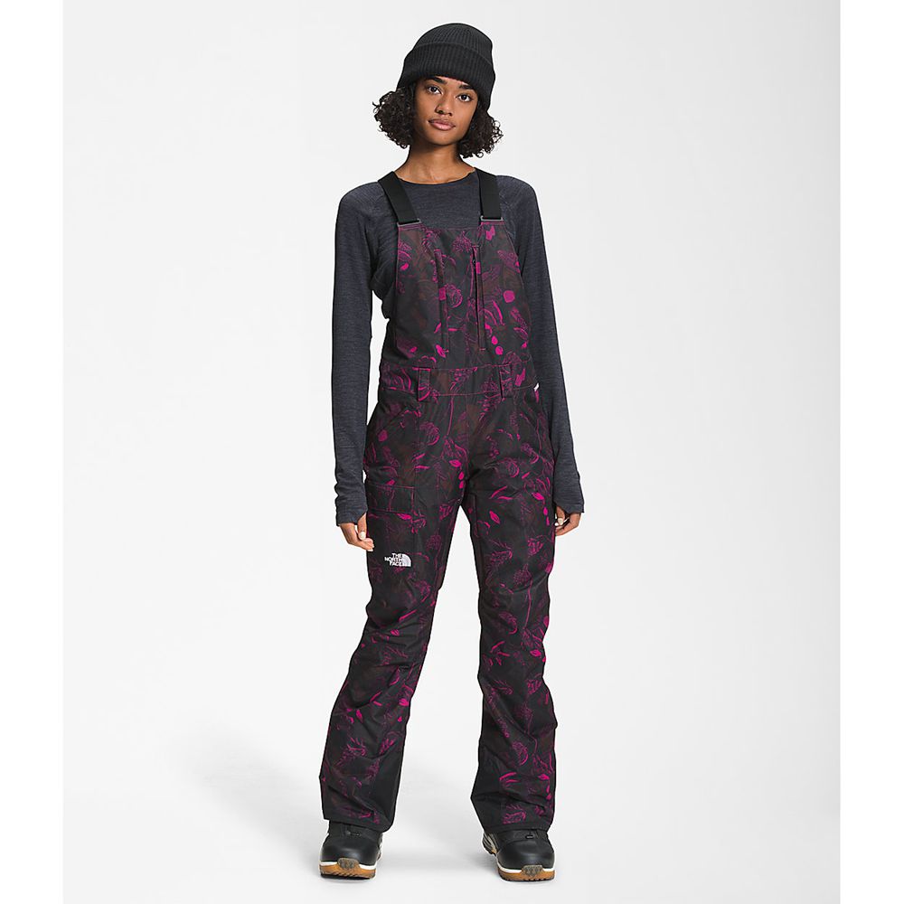 The North Face Ski Pants Womens Australia - The North Face Freedom Insulated Bib Rose (WUG-539167)